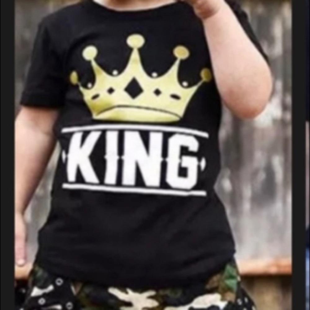 Baby boy king shirts